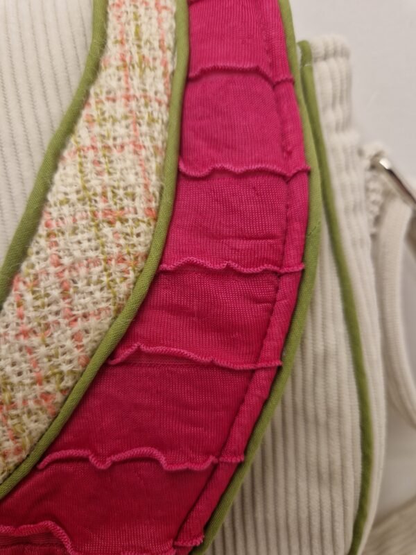 Sac besace velours " Crème" – Image 2