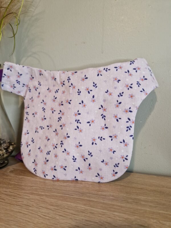 Sac banane " Mauve motif fleurs " – Image 2