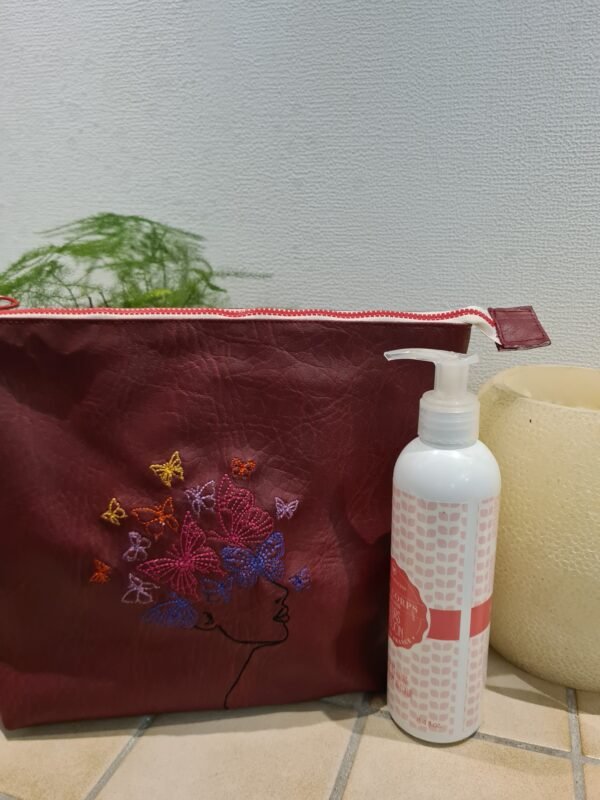 Trousse de toilette" PAPILLONS" 