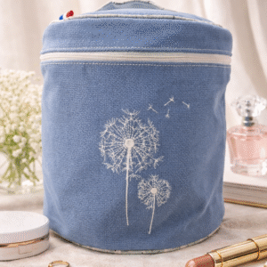 Vanity ronde brodée