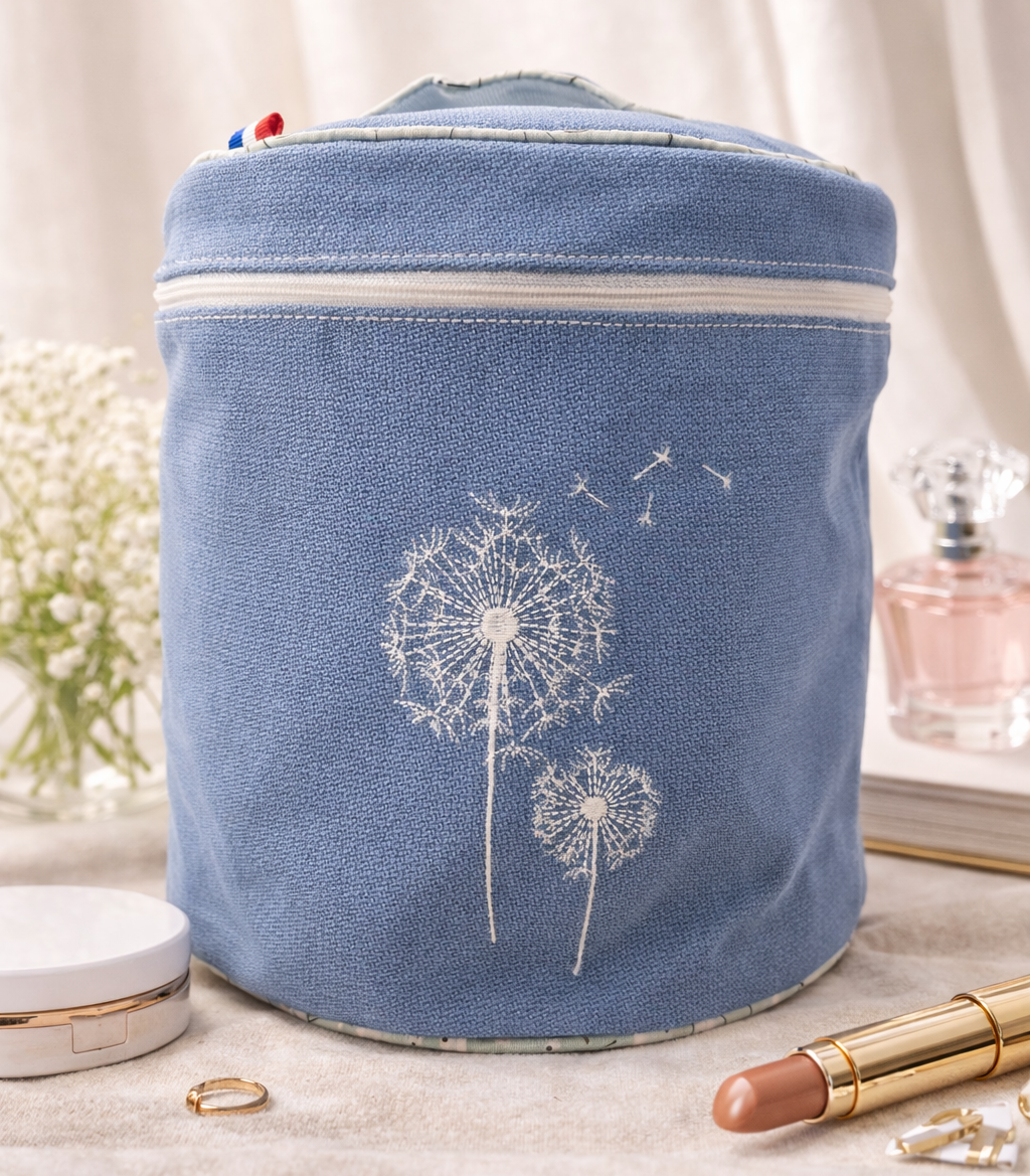 Vanity ronde brodée