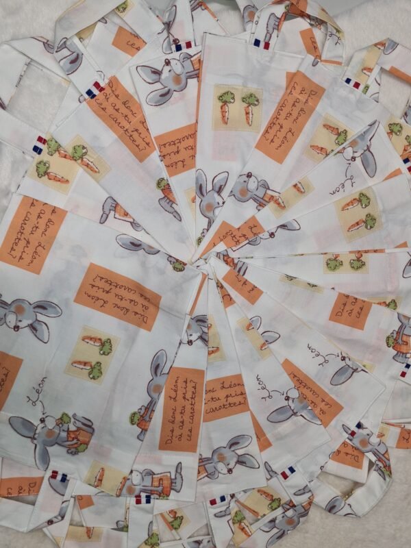 Tote bag enfant" Léon le lapin" – Image 3