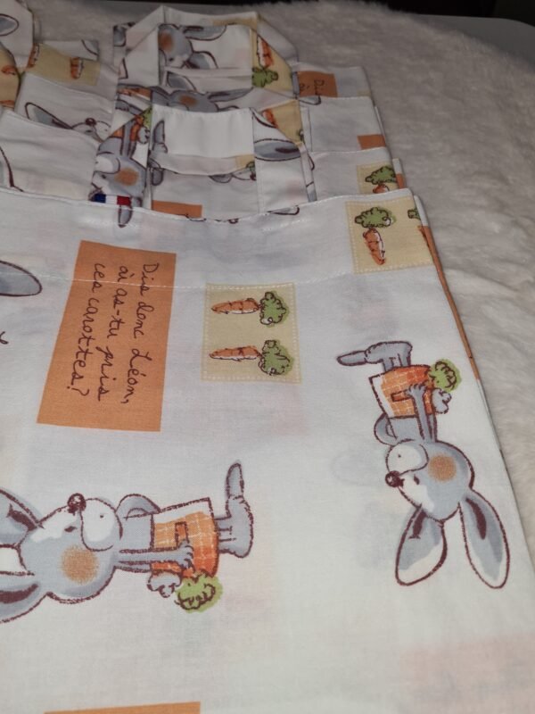 Tote bag enfant" Léon le lapin" – Image 4