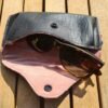 Etui à lunettes "Noir et rose"