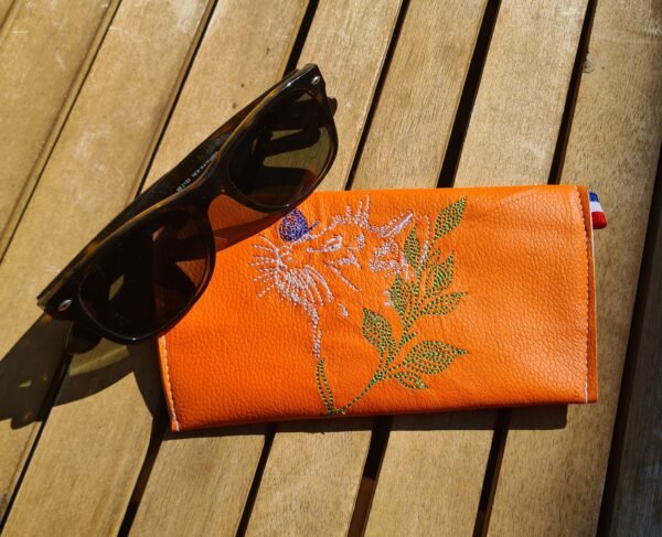 Etui à lunettes "Chat et papillon"