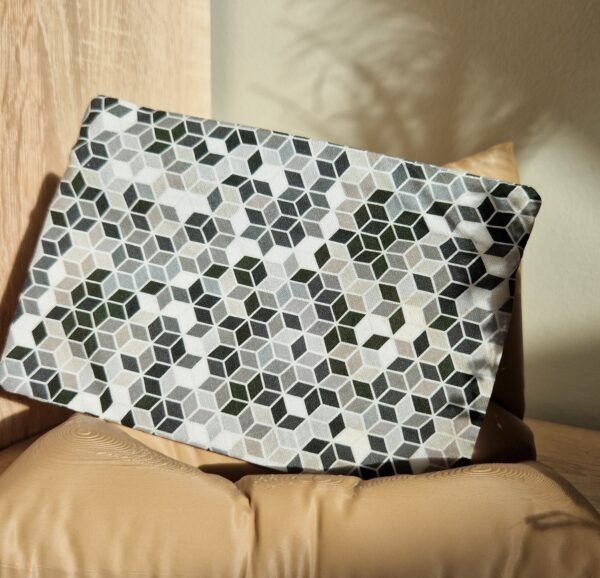 Trousse plate "Moustache kaki" – Image 3