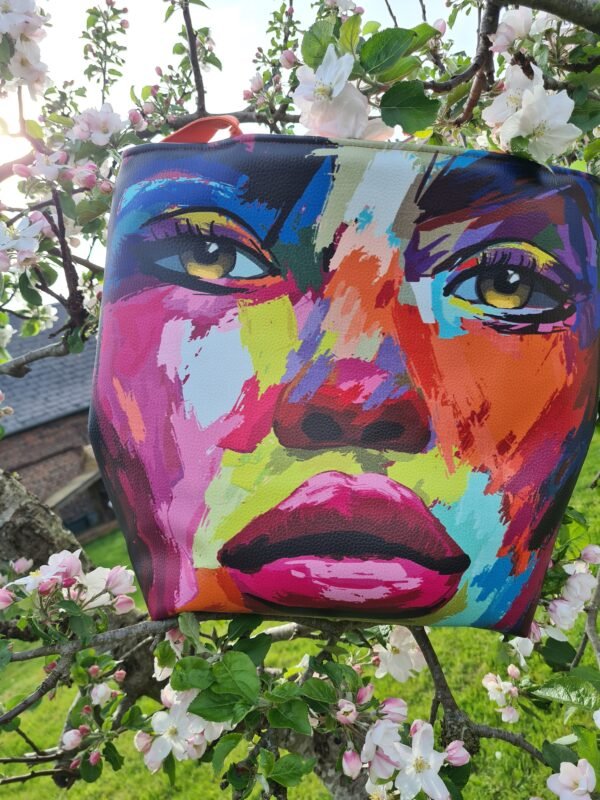 sac fourre- tout "visage"