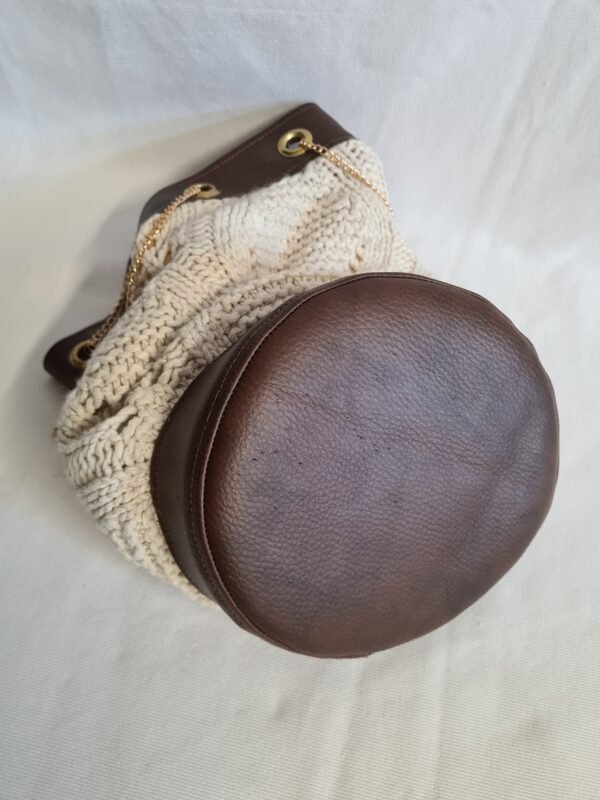 Sac Seau laine et simili cuir. – Image 4