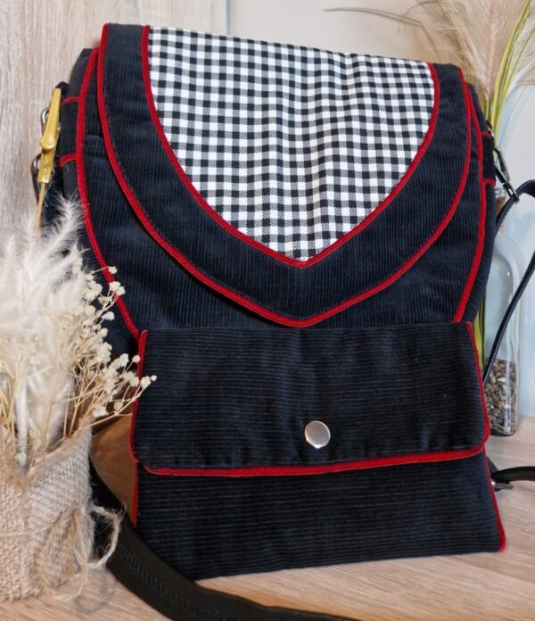 Sac Tulipe & son portefeuille  assorti