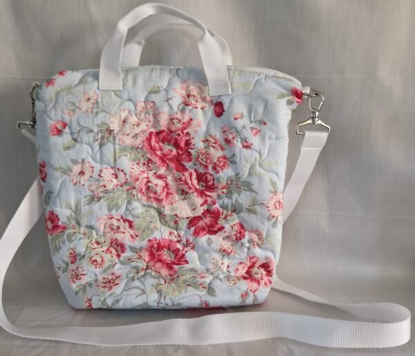 Sac à main matelassé  " Fleuri "