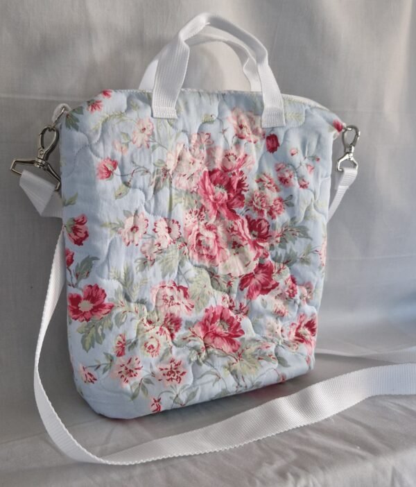 Sac à main matelassé  " Fleuri " – Image 3