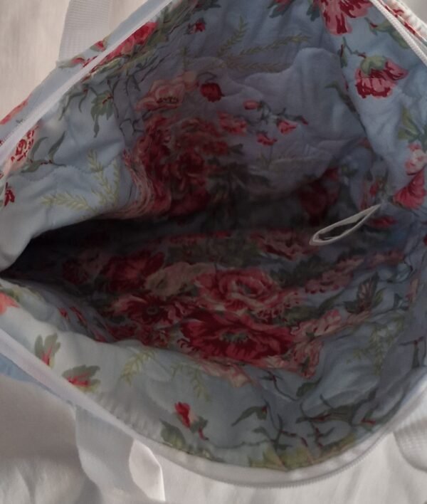 Sac à main matelassé  " Fleuri " – Image 5