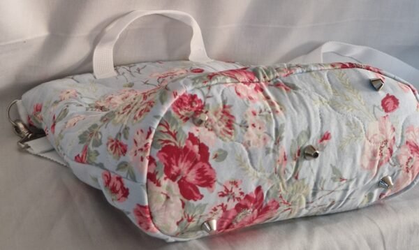 Sac à main matelassé  " Fleuri " – Image 6