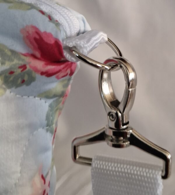 Sac à main matelassé  " Fleuri " – Image 11