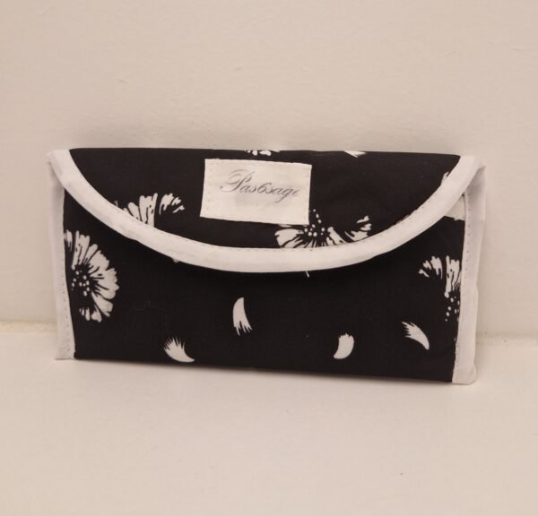 Pochette plate "Noir et blanc "