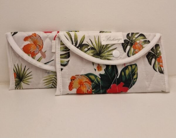 Pochette plate  " tropical"
