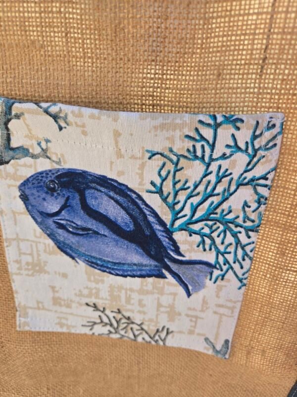 Sac de plage – Toile de jute & jean recyclé – Image 9
