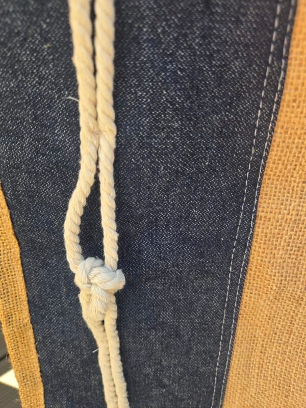 Sac de plage – Toile de jute & jean recyclé – Image 7