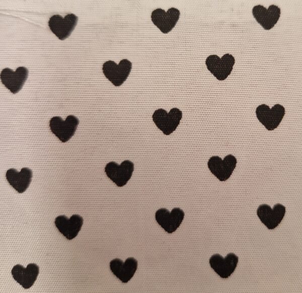 Trousse plate  motif cœur – Image 3
