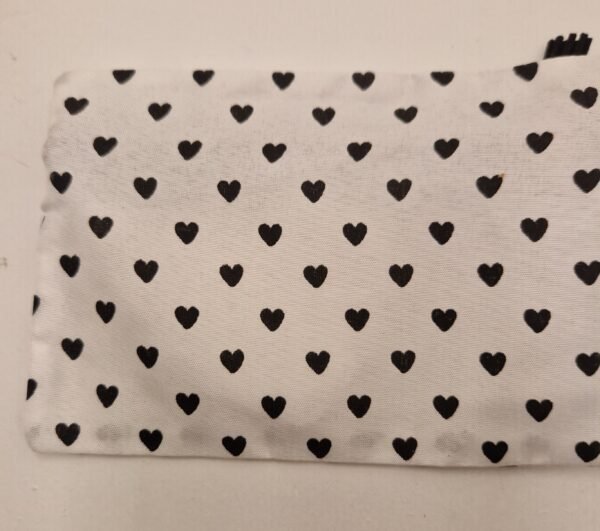 Trousse plate  motif cœur – Image 2