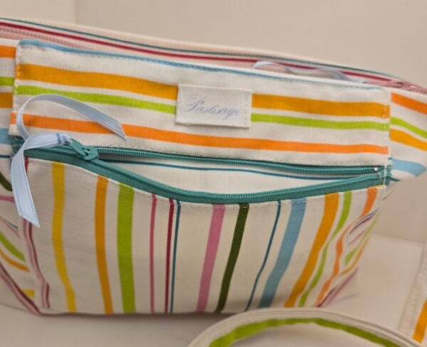 Sac à rayures multicolore – Image 3