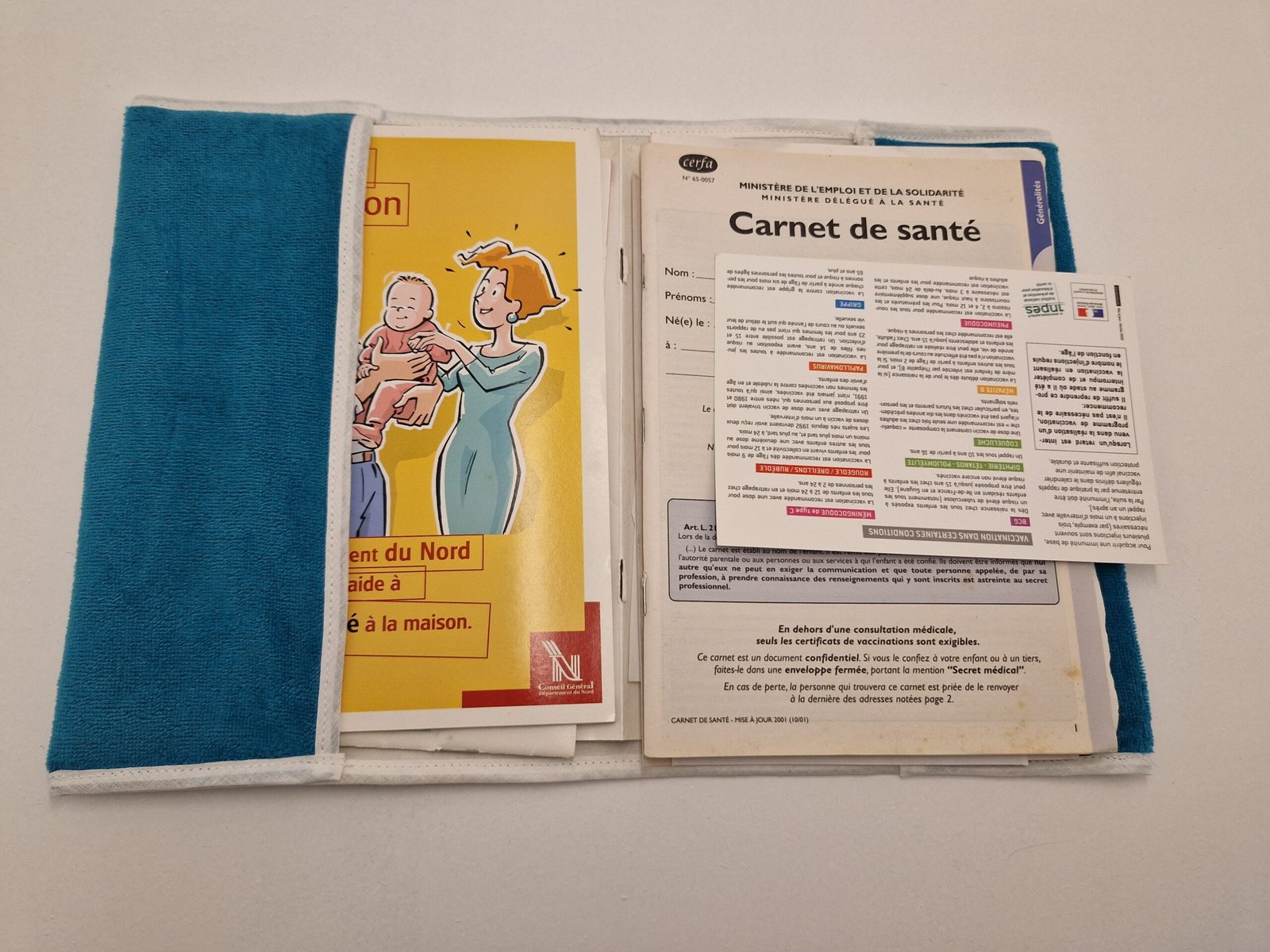 Protège carnet de santé brodé – Image 3