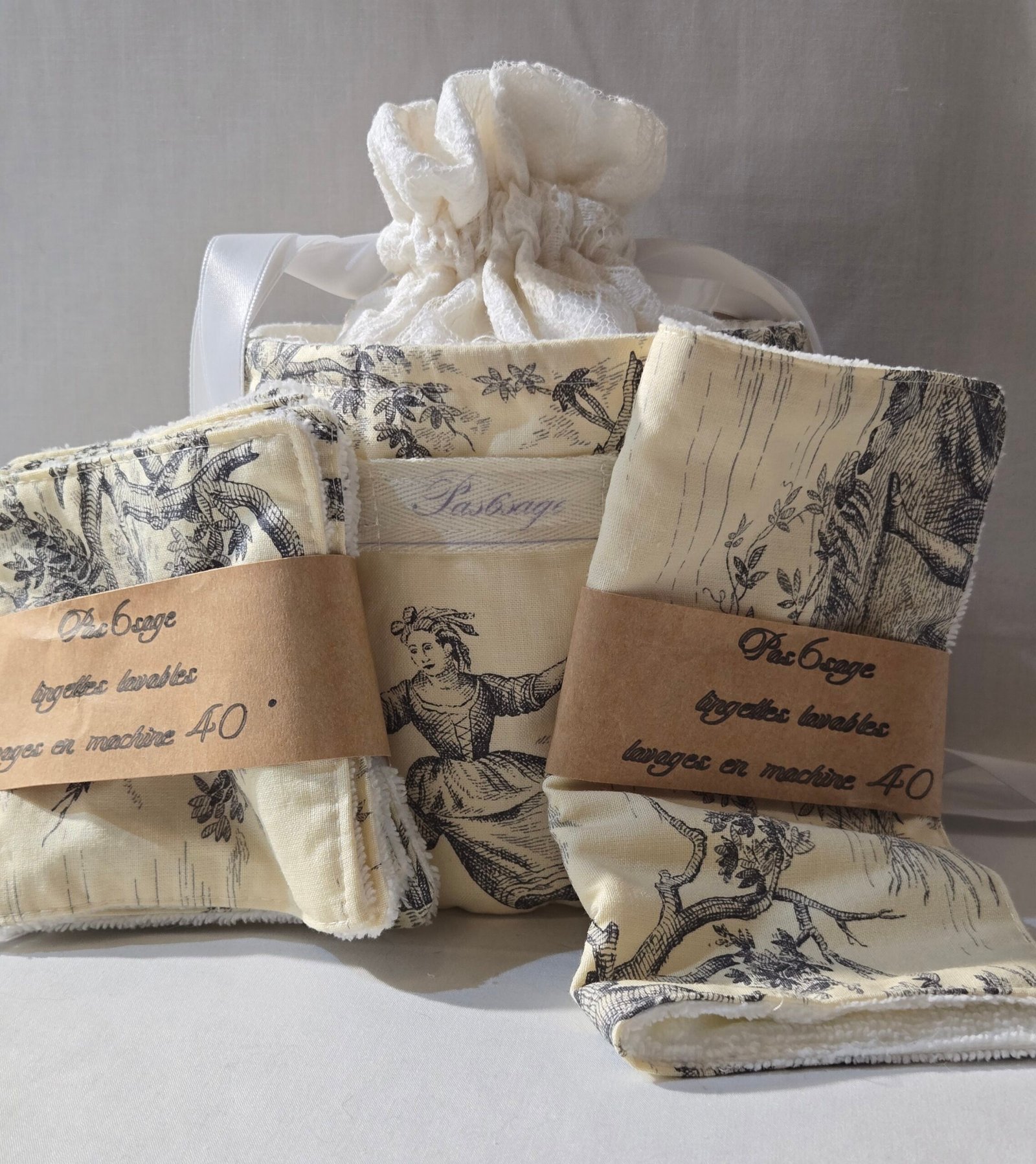 kit de lingettes lavables