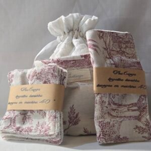 Kit de lingettes lavables