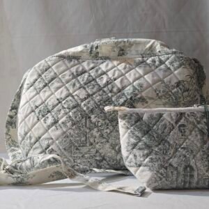 Sac à clapet et trousse assortie